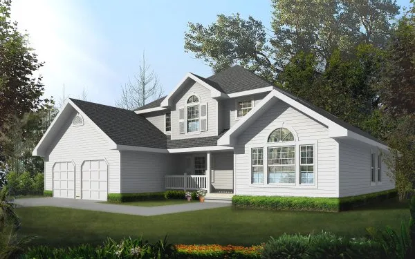 Full Rendering for House Plan #236325