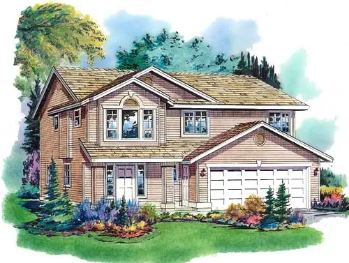 Full Rendering for House Plan #134213
