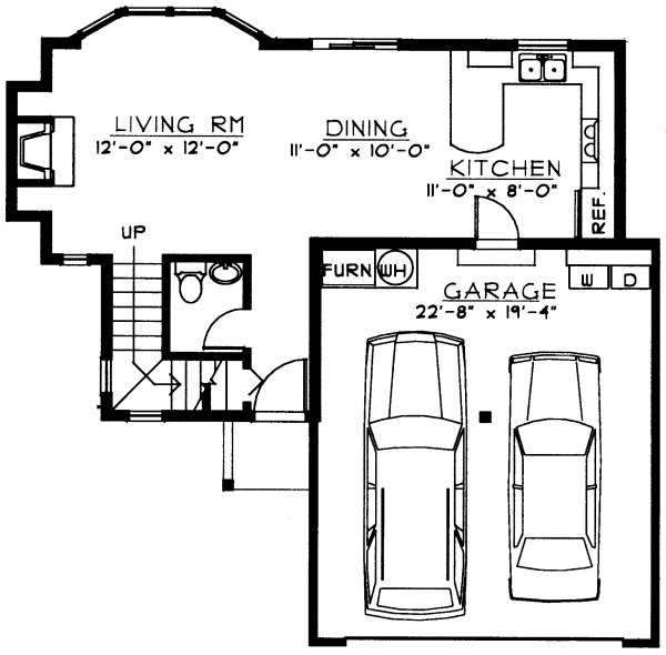Main Floor Plan for House Plan #236269