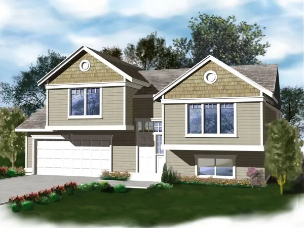 Full Rendering for House Plan #238036