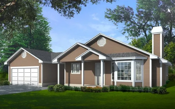 Full Rendering for House Plan #239179