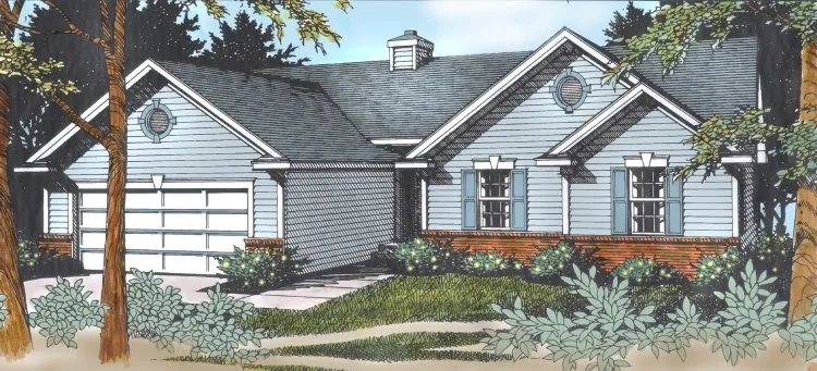 Full Rendering for House Plan #231179