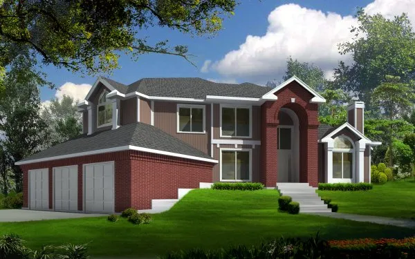 Full Rendering for House Plan #236279