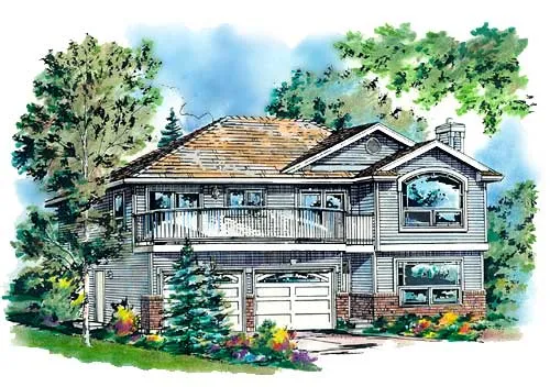 Full Rendering for House Plan #130413