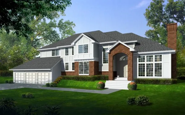 Full Rendering for House Plan #231279