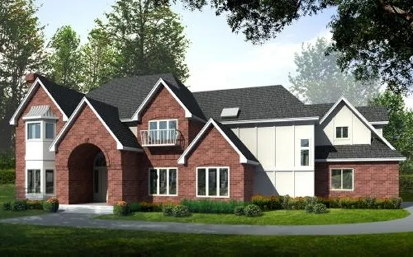 Full Rendering for House Plan #232127