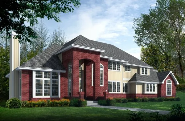 Full Rendering for House Plan #234127