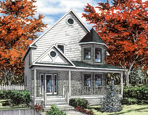 Full Rendering for House Plan #420533