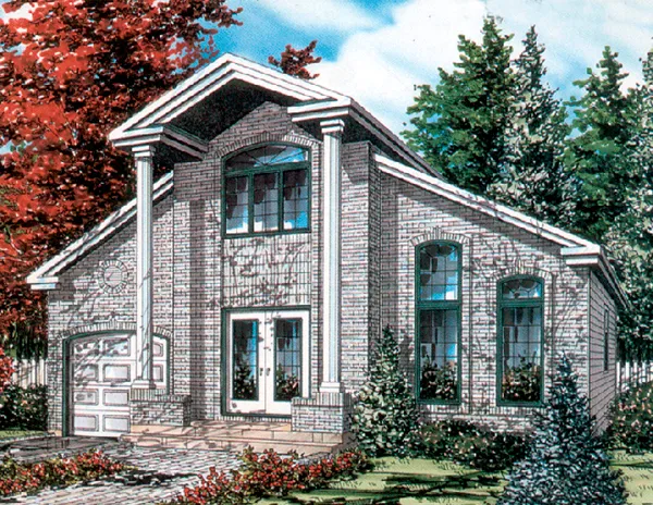 Full Rendering for House Plan #424633