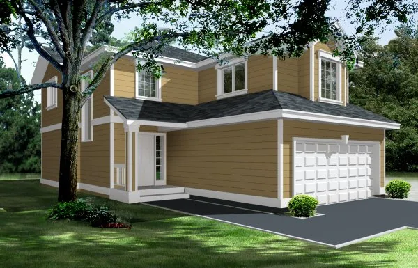Full Rendering for House Plan #238127