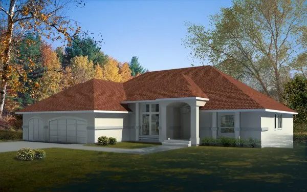 Full Rendering for House Plan #237018
