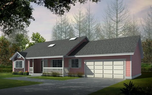 Full Rendering for House Plan #233118