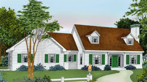Full Rendering for House Plan #237028