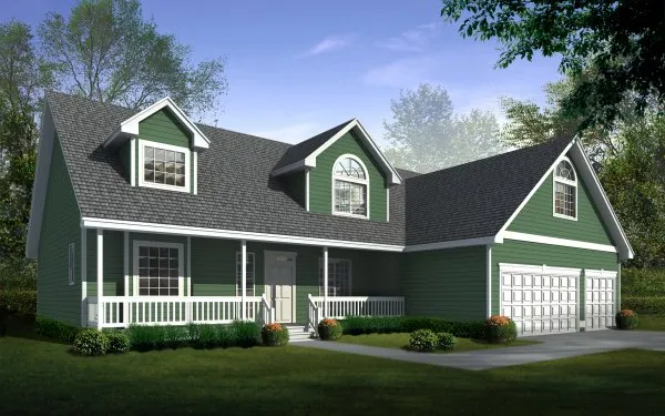 Full Rendering for House Plan #232128