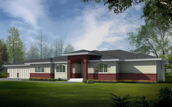 Full Rendering for House Plan #231199