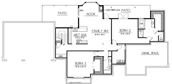 Basement Plan for House Plan #231199