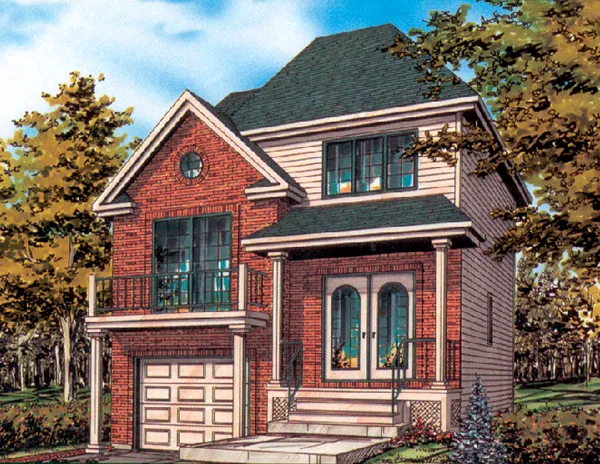Full Rendering for House Plan #420553