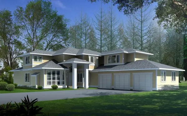 Full Rendering for House Plan #231299