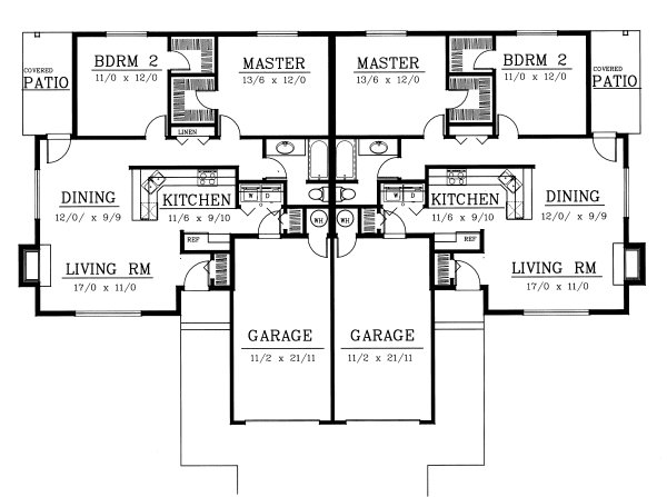 Main Floor Plan for House Plan #237101