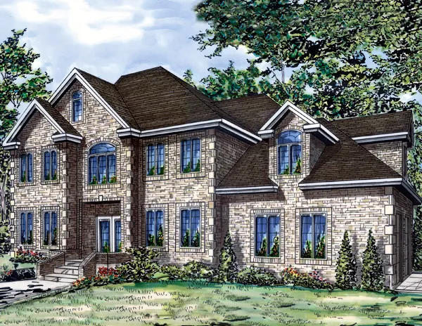 Full Rendering for House Plan #420563