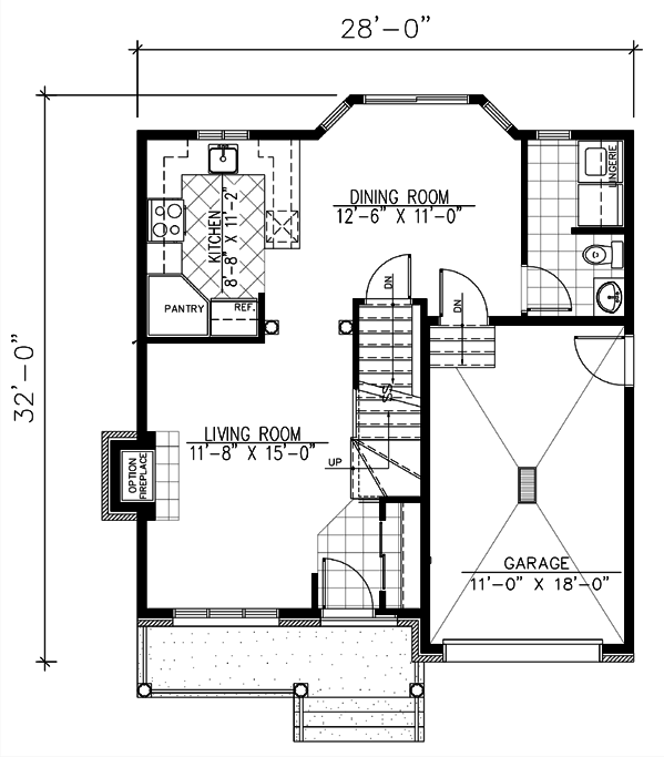 Main Floor Plan for House Plan #420963