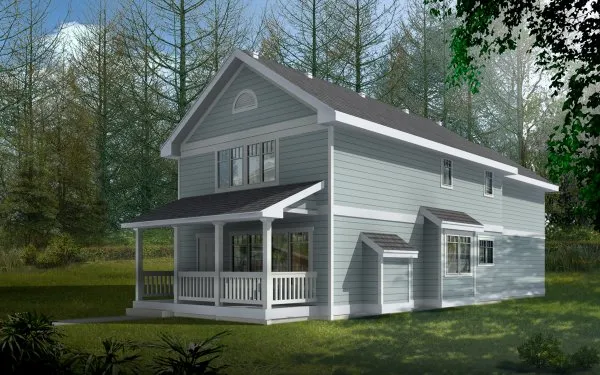 Full Rendering for House Plan #237201