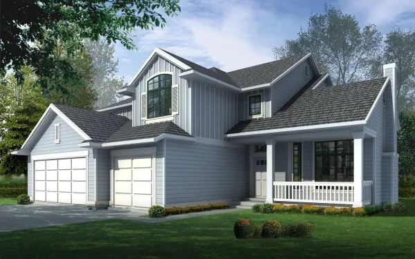 Full Rendering for House Plan #232120
