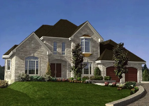 Full Rendering for House Plan #420404