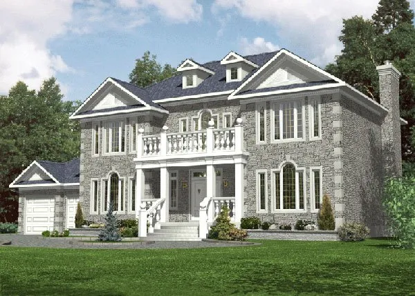 Full Rendering for House Plan #420704