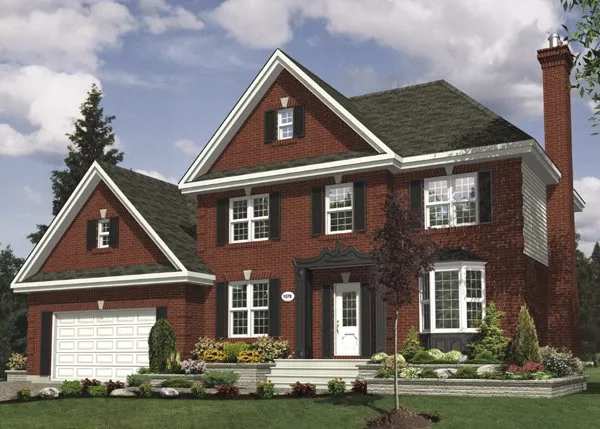 Full Rendering for House Plan #420804