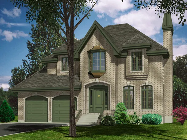 Full Rendering for House Plan #420914