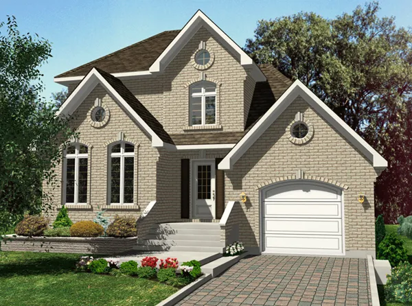 Full Rendering for House Plan #420424