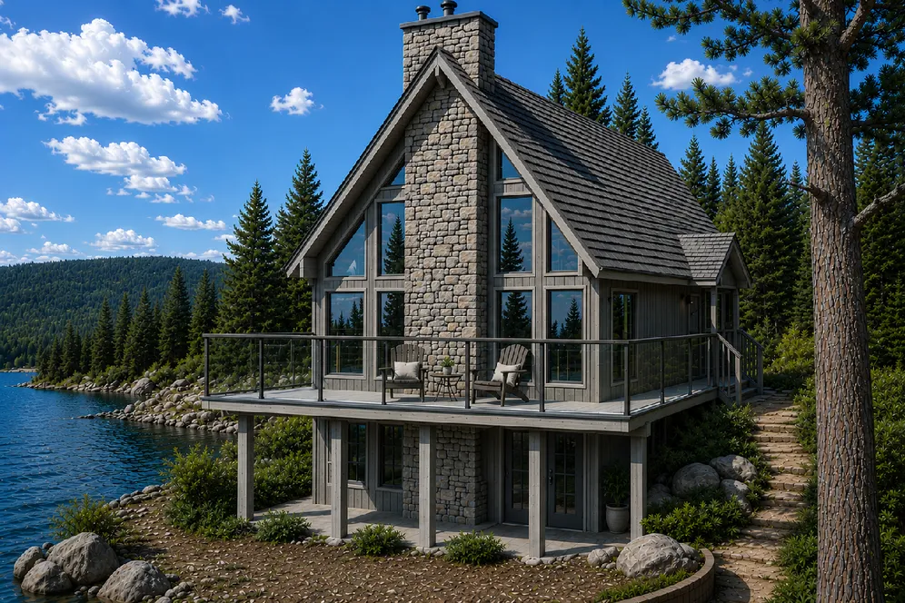 Full Rendering for House Plan #200244