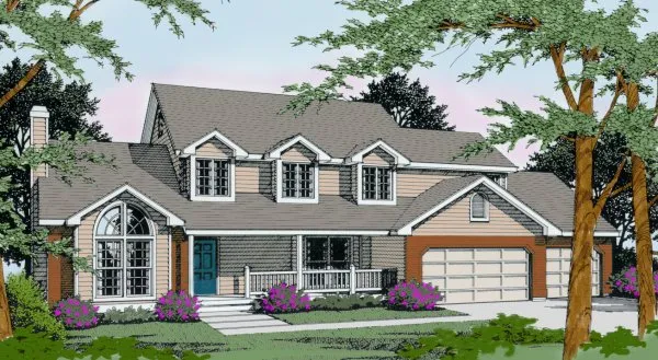 Full Rendering for House Plan #239121