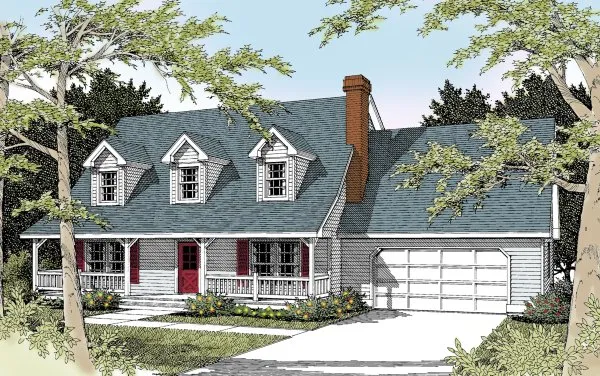 Full Rendering for House Plan #235221