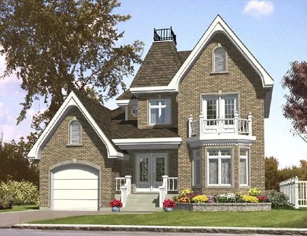 Full Rendering for House Plan #420434