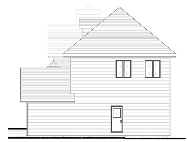 Right Elevation for House Plan #420834