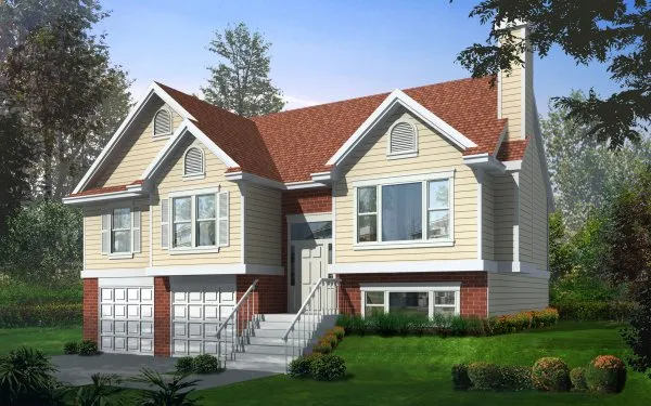 Full Rendering for House Plan #233031