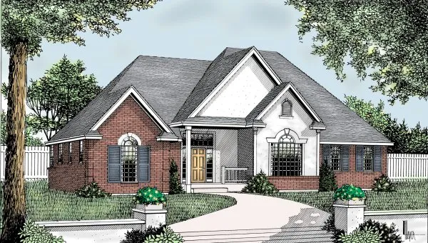 Full Rendering for House Plan #234011