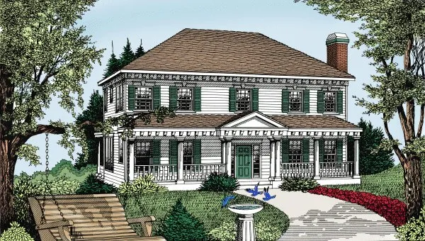 Full Rendering for House Plan #236021