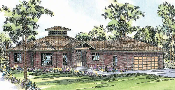 Full Rendering for House Plan #349611