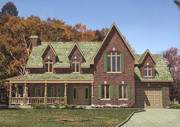 Full Rendering for House Plan #420544