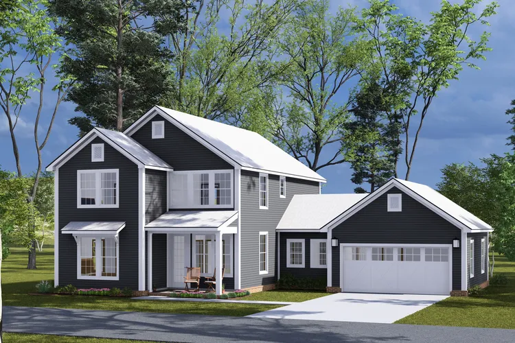 Full Rendering for House Plan #242622