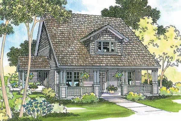 Full Rendering for House Plan #343230