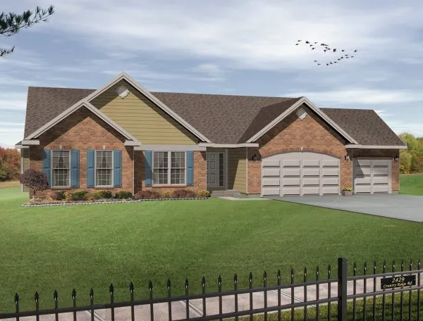 Full Rendering for House Plan #419242