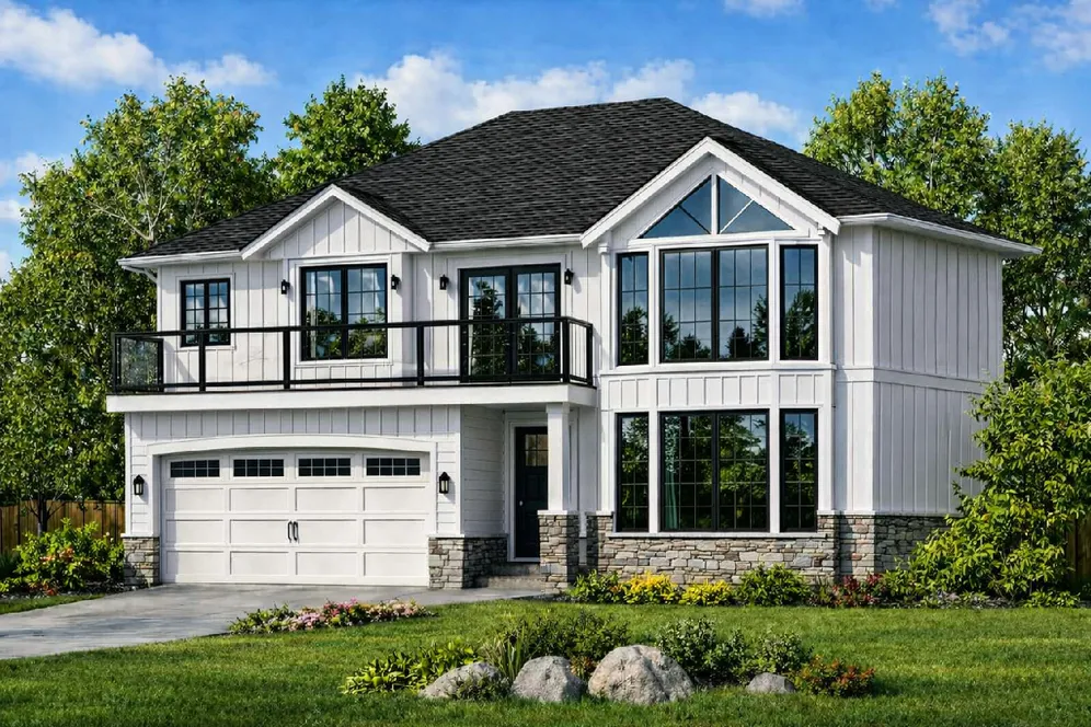 Full Rendering for House Plan #202031