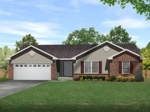 Full Rendering for House Plan #412342