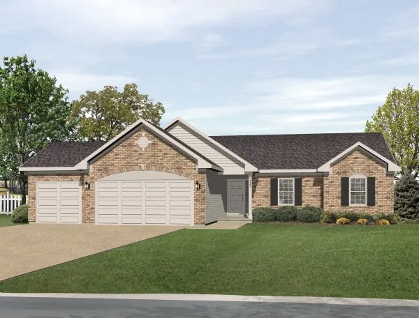 Full Rendering for House Plan #417052