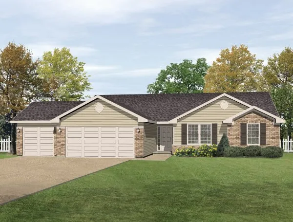 Full Rendering for House Plan #419052