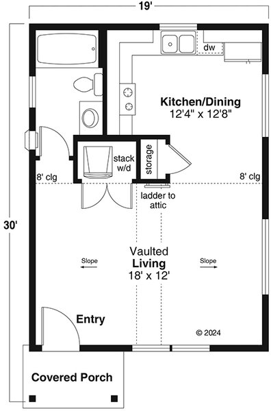 Main Floor Plan for House Plan #349160